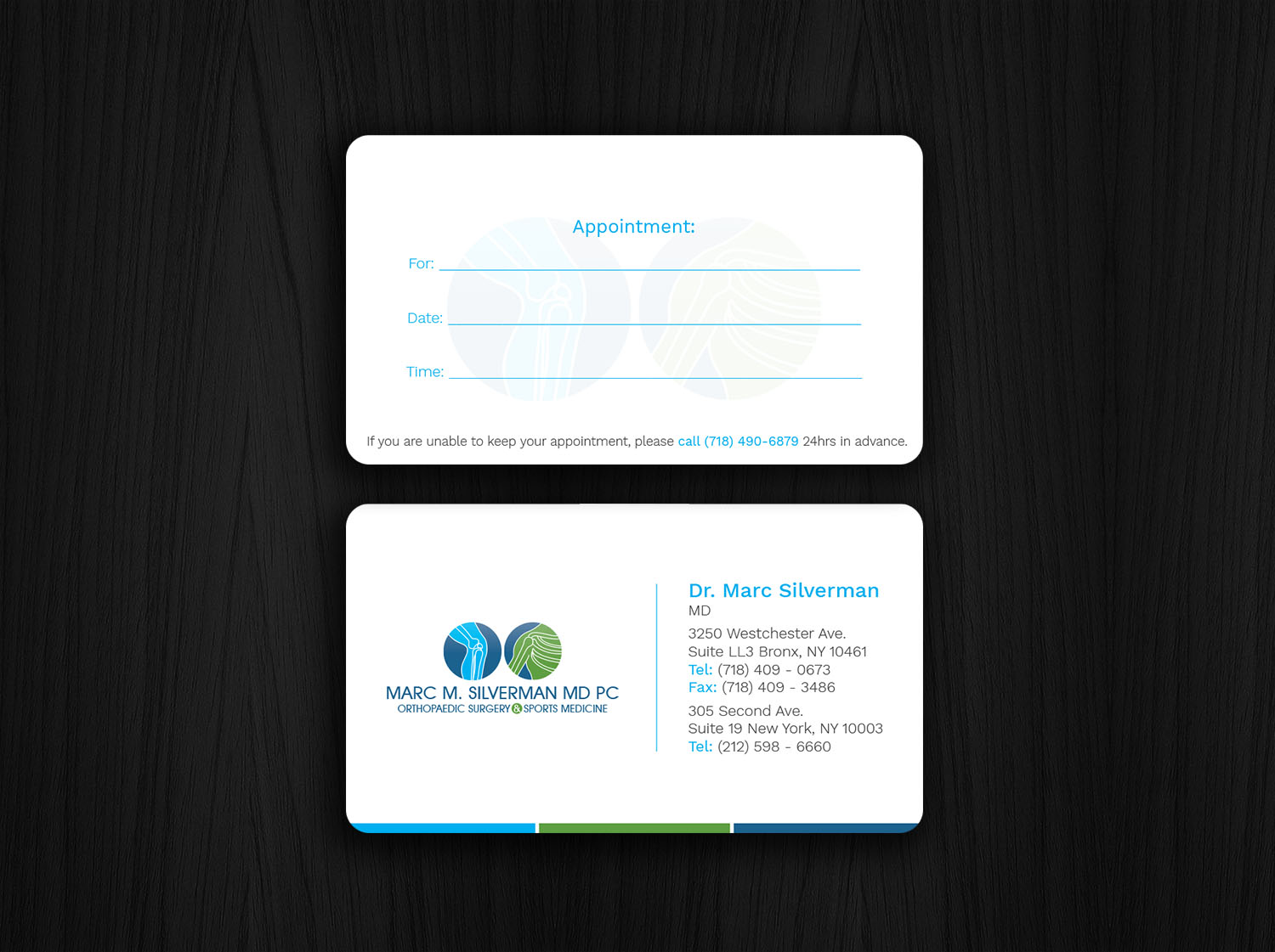 Design de Carte de Visite par Graphic Flame pour Marc Silverman MD PC | Design #16601867