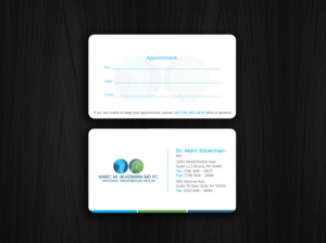 Design de Carte de Visite par Graphic Flame pour Marc Silverman MD PC | Design : #16601867