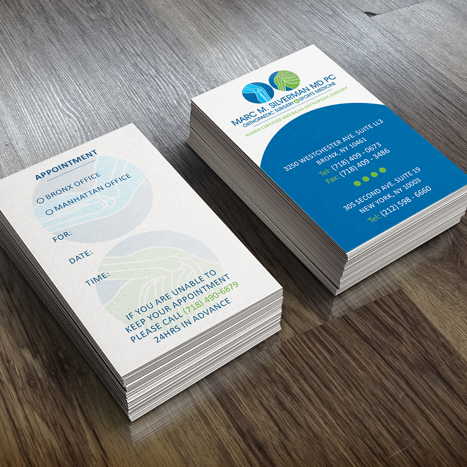Business Card Design by John Choi for Marc Silverman MD PC | Design #16699664