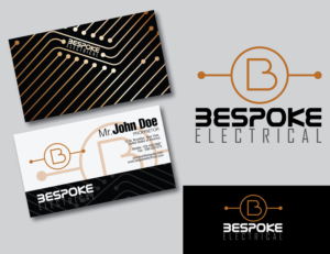 Business Card Design by Zhor Signatures for Bespoke Electrical Inc. | Design #16679653