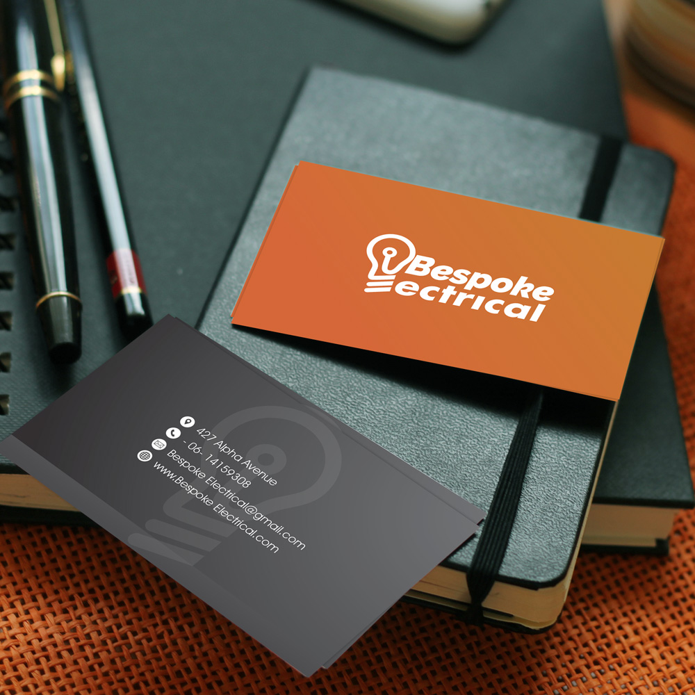 Business Card Design by codopoliz.solutions for Bespoke Electrical Inc. | Design #16727323