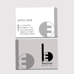 Business Card Design by Prabhat Suthar for Bespoke Electrical Inc. | Design: #16693134