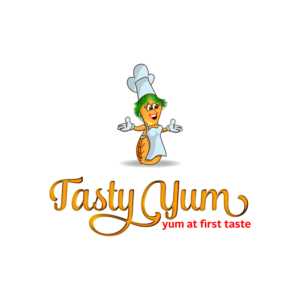 Tasty Yum  |   Yum at first taste | Logo Design by at-as