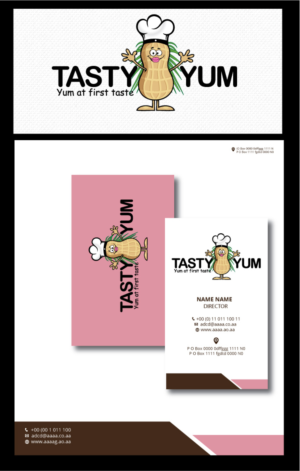 Tasty Yum  |   Yum at first taste | Logo Design by zebronicgraphic