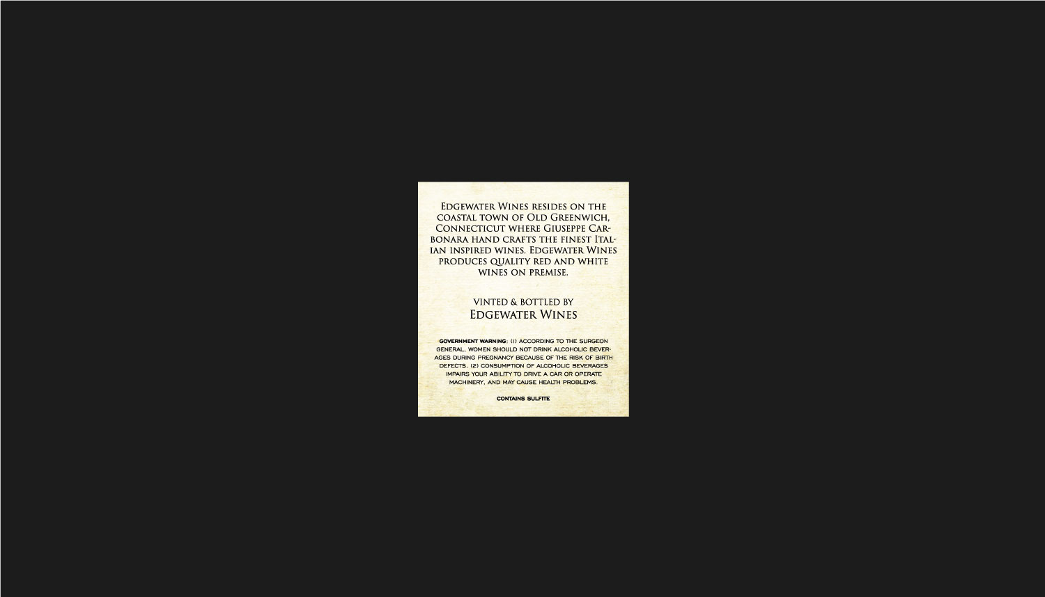 Label Design by Milos Jovic for this project | Design #17112991