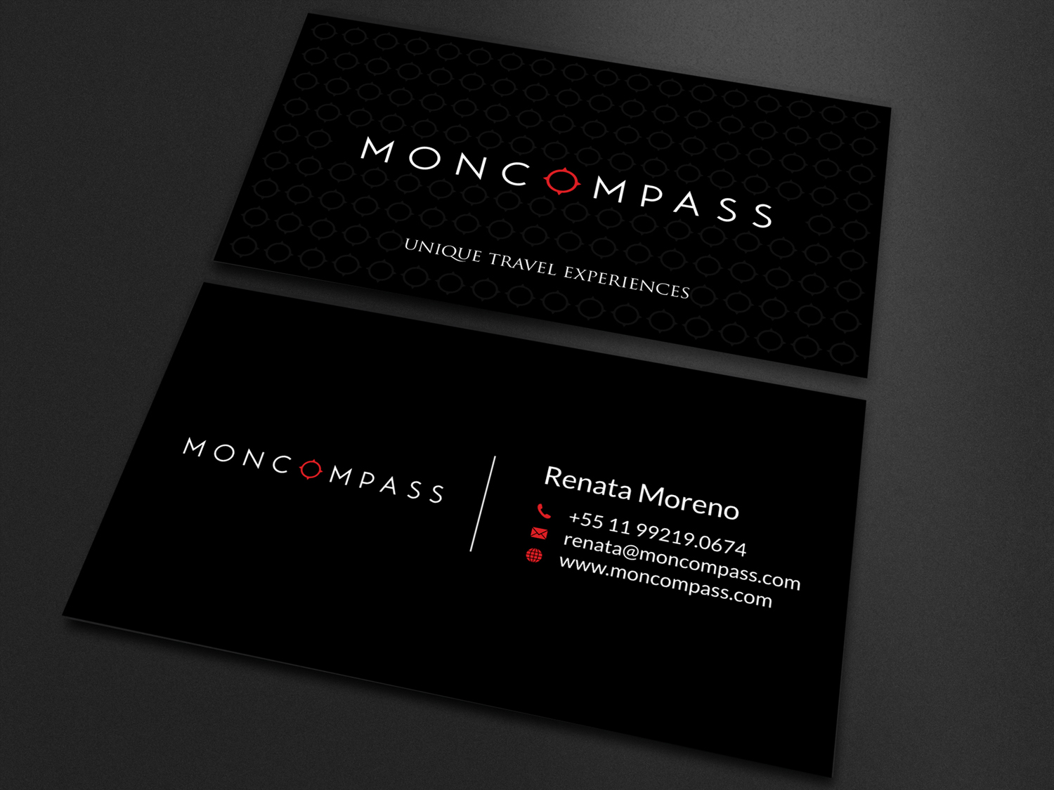 Business Card Design by SKYdesign for Mon compass | Design #16607480