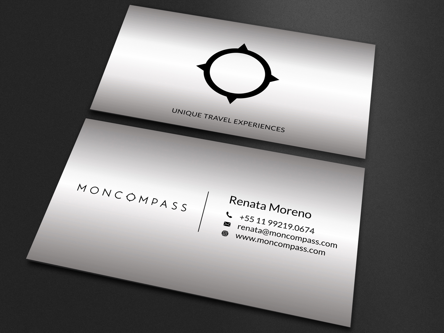 Business Card Design by SKYdesign for Mon compass | Design #16607612