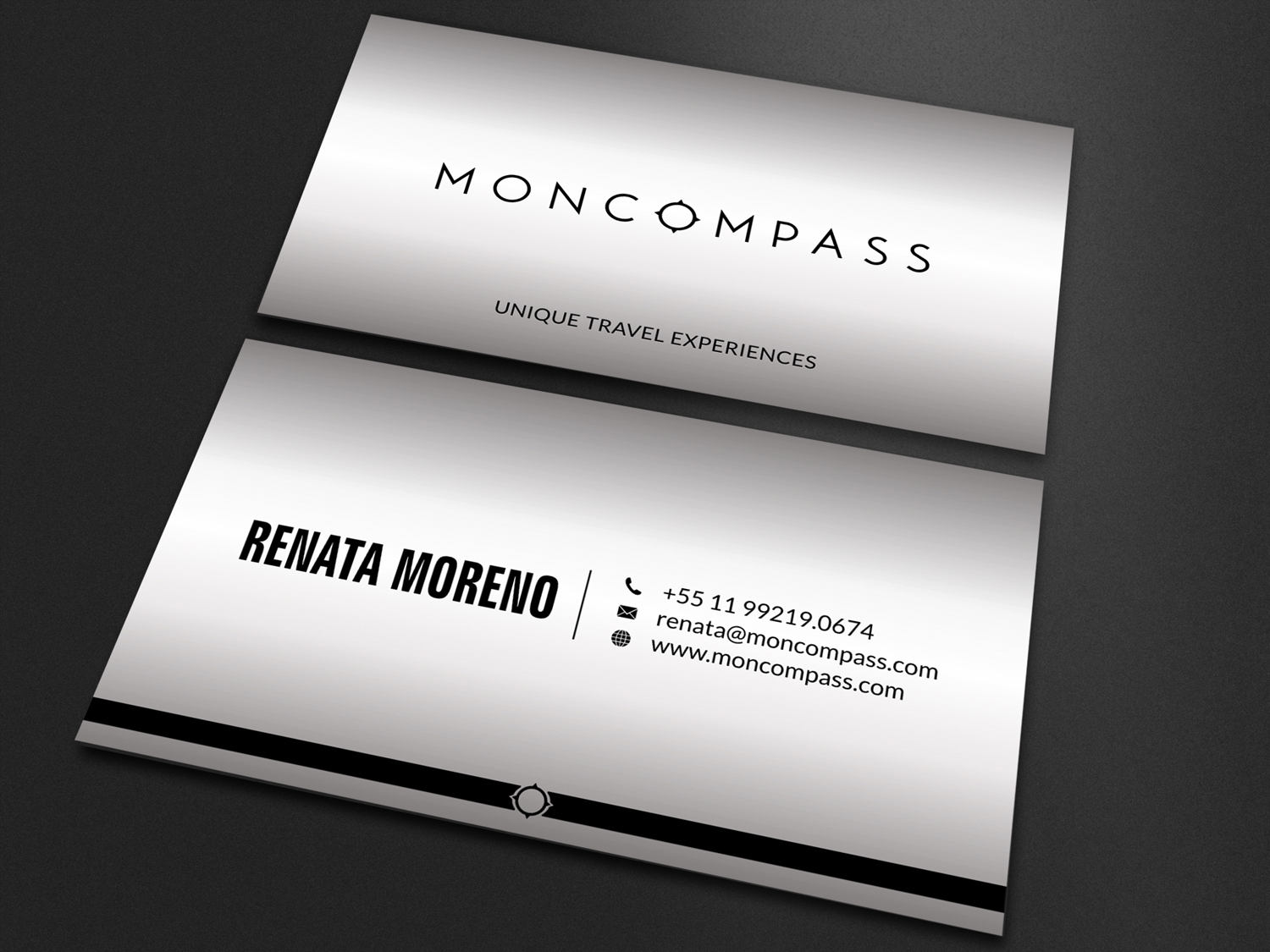 Diseño de Tarjeta de Presentación por SKYdesign para Mon compass | Diseño #16608290