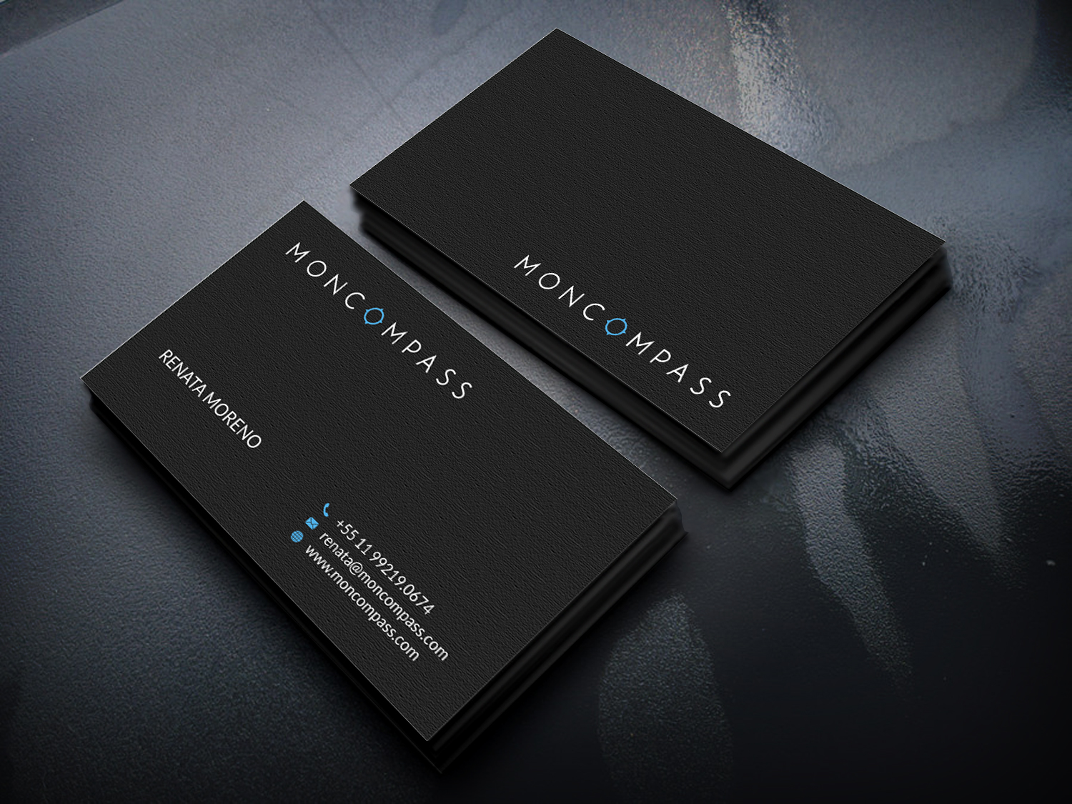 Business Card Design by SKYdesign for Mon compass | Design #16616402