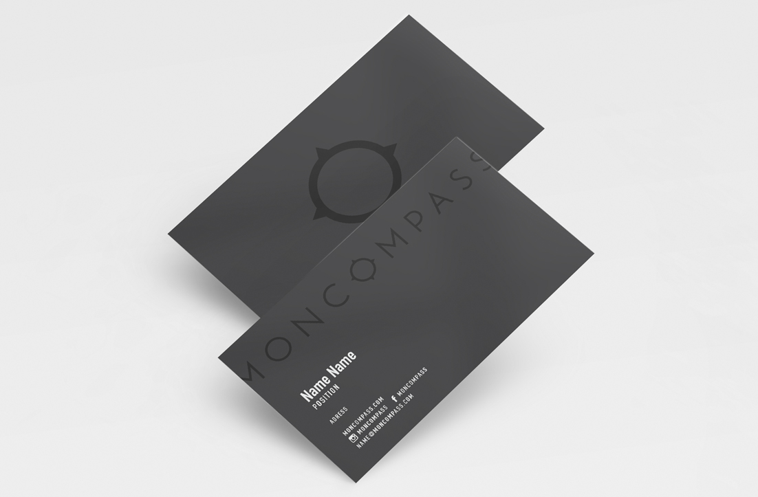 Business Card Design by GLDesigns for Mon compass | Design #16604959