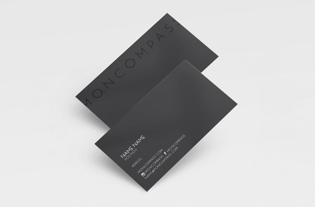 Business Card Design by GLDesigns for Mon compass | Design #16608513