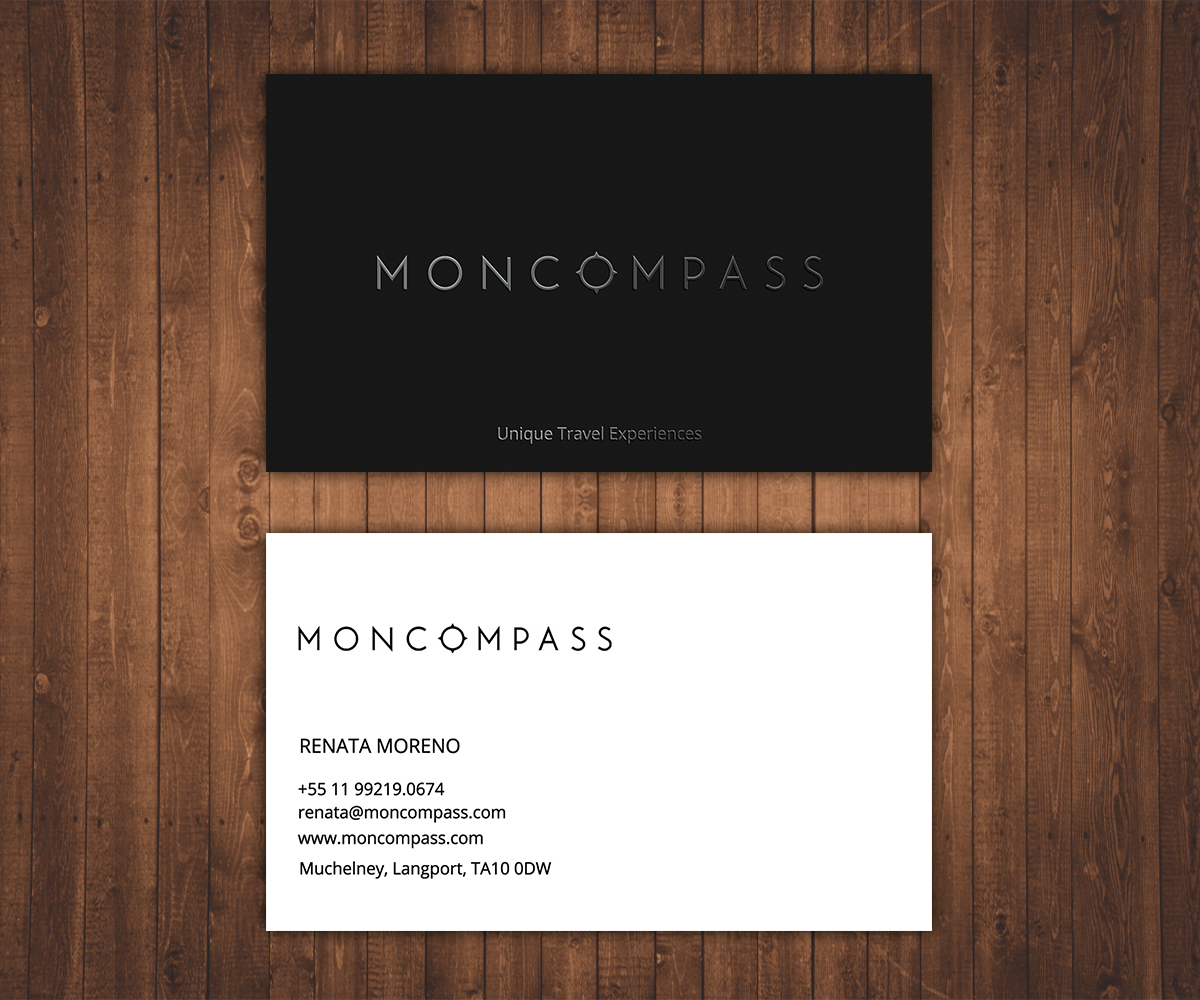 Business Card Design by Stylez Designz for Mon compass | Design #16629250