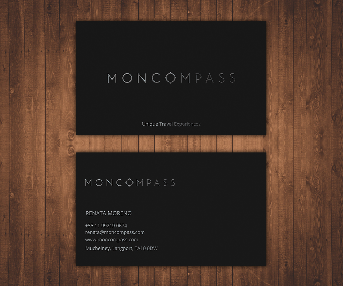 Business Card Design by Stylez Designz for Mon compass | Design #16629251