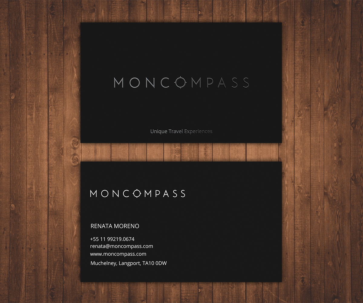 Business Card Design by Stylez Designz for Mon compass | Design #16629530