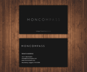 Business Card Design by Stylez Designz for Mon compass | Design: #16629530