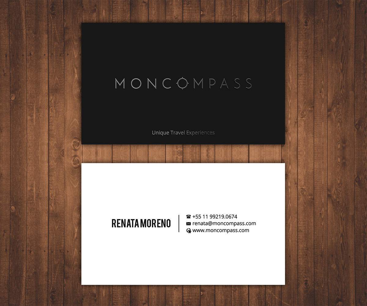 Business Card Design by Stylez Designz for Mon compass | Design #16629531