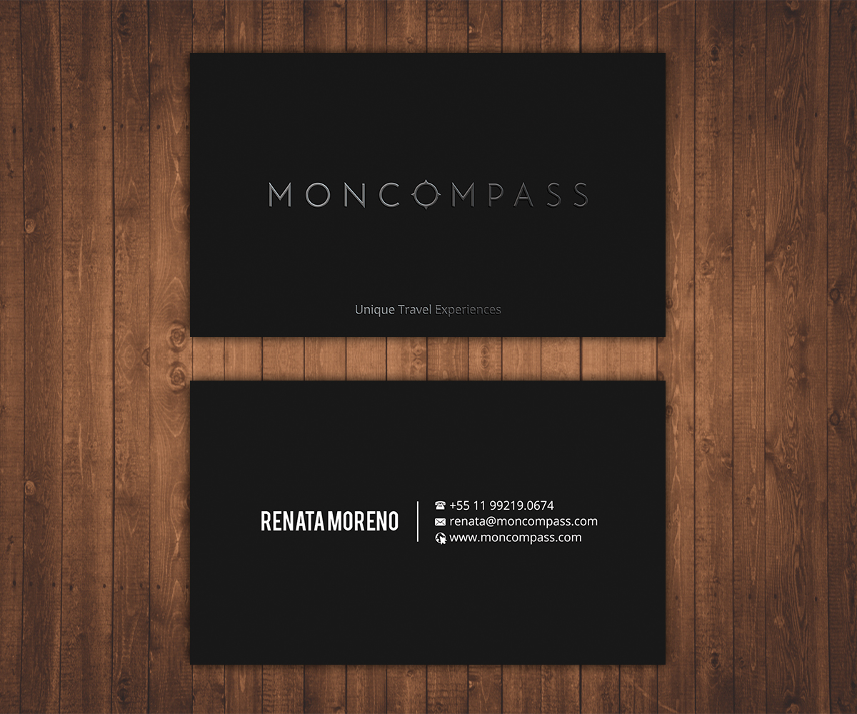 Business Card Design by Stylez Designz for Mon compass | Design #16629532