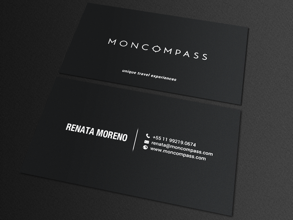 Business Card Design by chandrayaan.creative for Mon compass | Design #16615014
