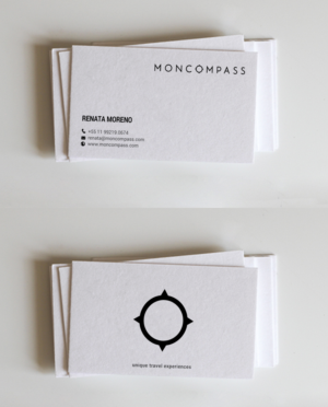 Business Card Design by chandrayaan.creative for Mon compass | Design: #16617199