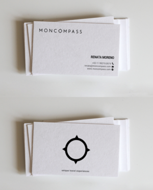 Business Card Design by chandrayaan.creative for Mon compass | Design: #16617203