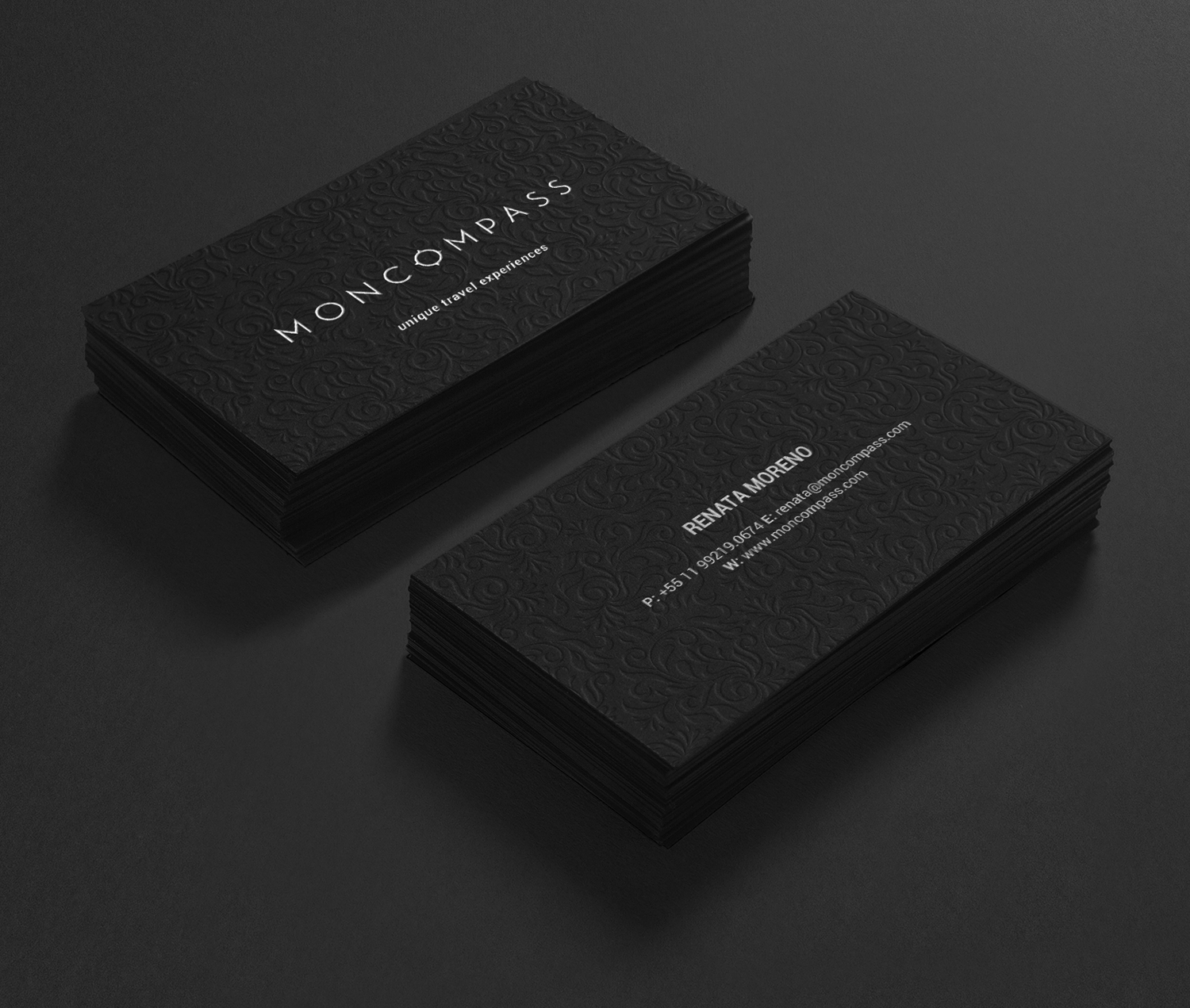 Business Card Design by chandrayaan.creative for Mon compass | Design #16617205