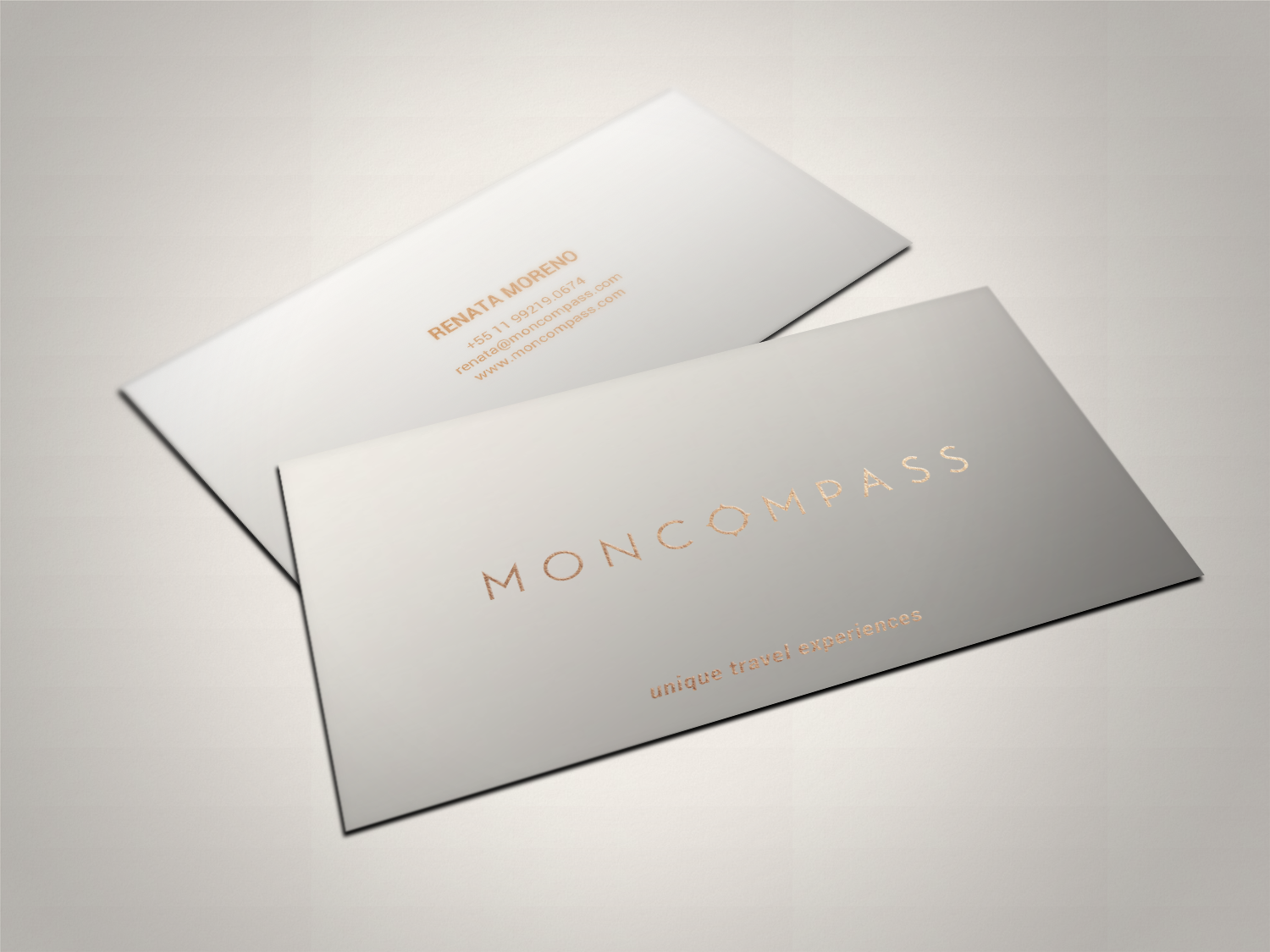 Business Card Design by chandrayaan.creative for Mon compass | Design #16617262