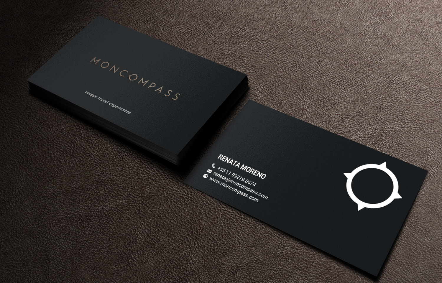 Business Card Design by chandrayaan.creative for Mon compass | Design #16617264