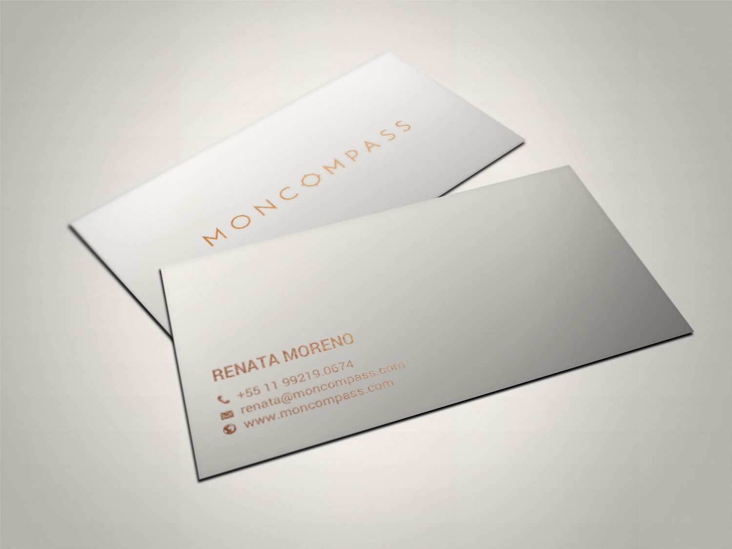 Business Card Design by chandrayaan.creative for Mon compass | Design #16617267