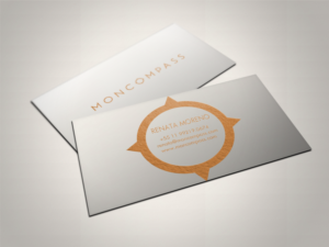 Business Card Design by chandrayaan.creative for Mon compass | Design: #16617269