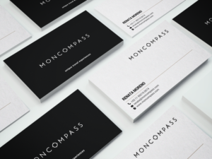 Business Card Design by chandrayaan.creative for Mon compass | Design: #16617287