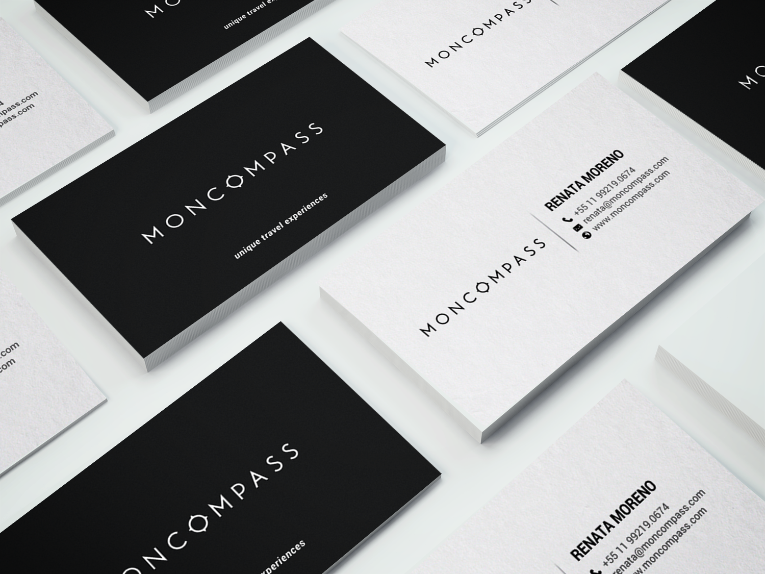 Business Card Design by chandrayaan.creative for Mon compass | Design #16617288