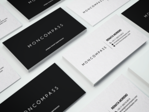 Business Card Design by chandrayaan.creative for Mon compass | Design: #16617288
