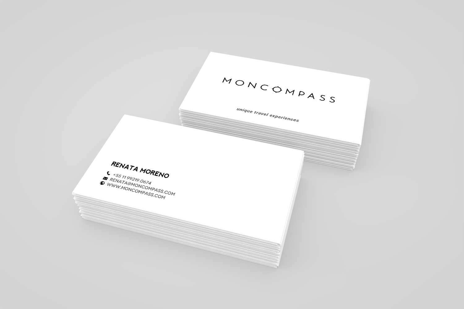 Business Card Design by chandrayaan.creative for Mon compass | Design #16617289
