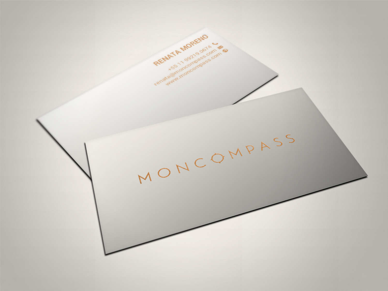 Business Card Design by chandrayaan.creative for Mon compass | Design #16626810