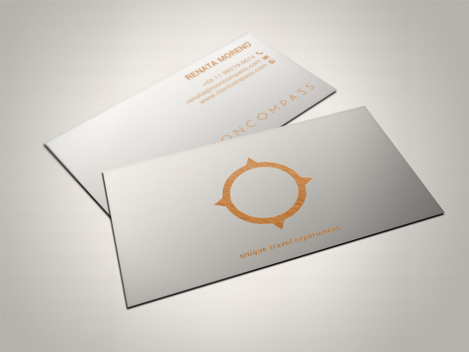 Business Card Design by chandrayaan.creative for Mon compass | Design #16626812