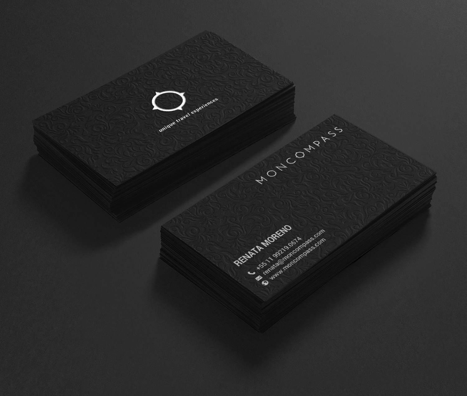 Business Card Design by chandrayaan.creative for Mon compass | Design #16626819