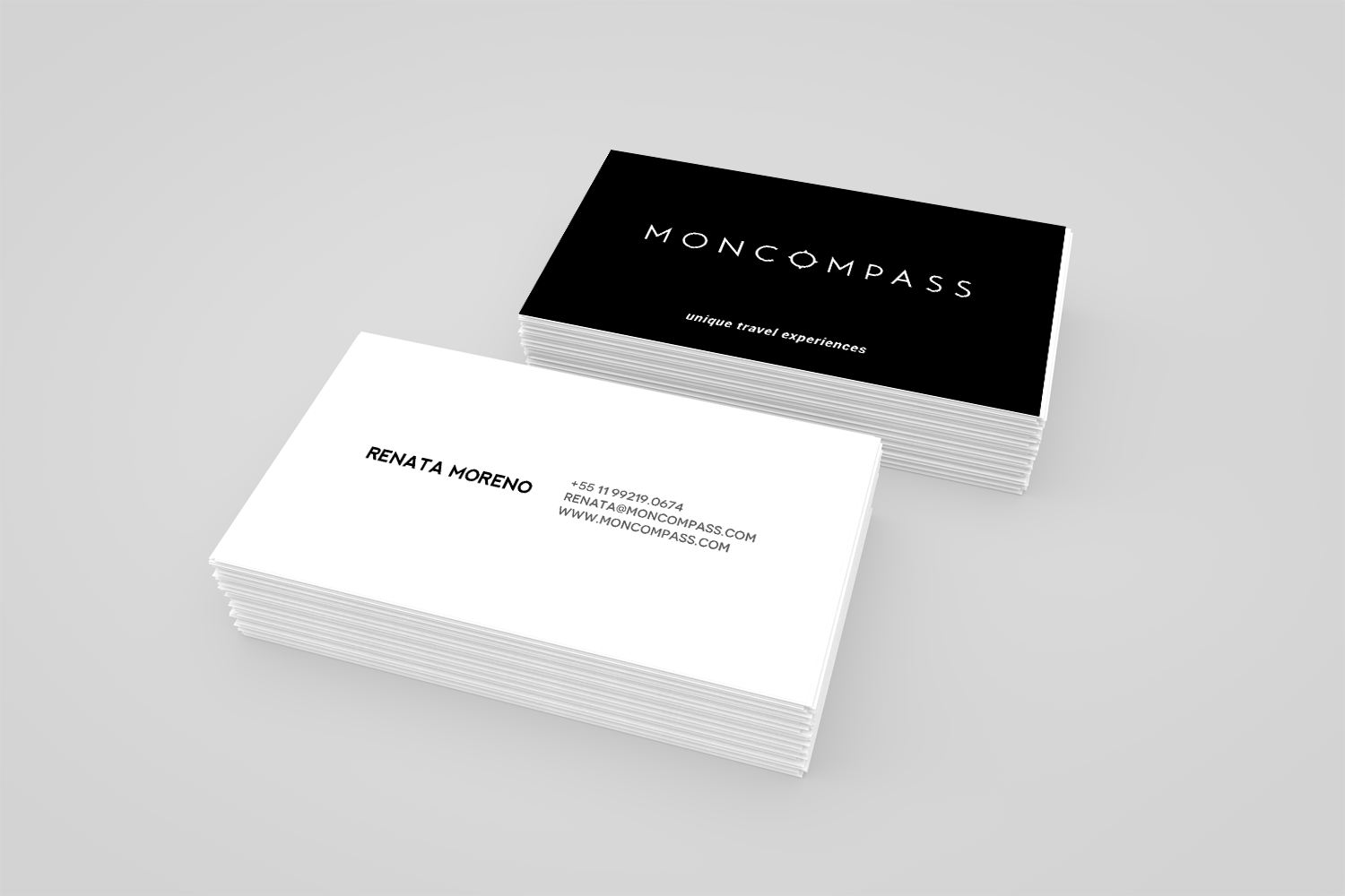 Business Card Design by chandrayaan.creative for Mon compass | Design #16626913