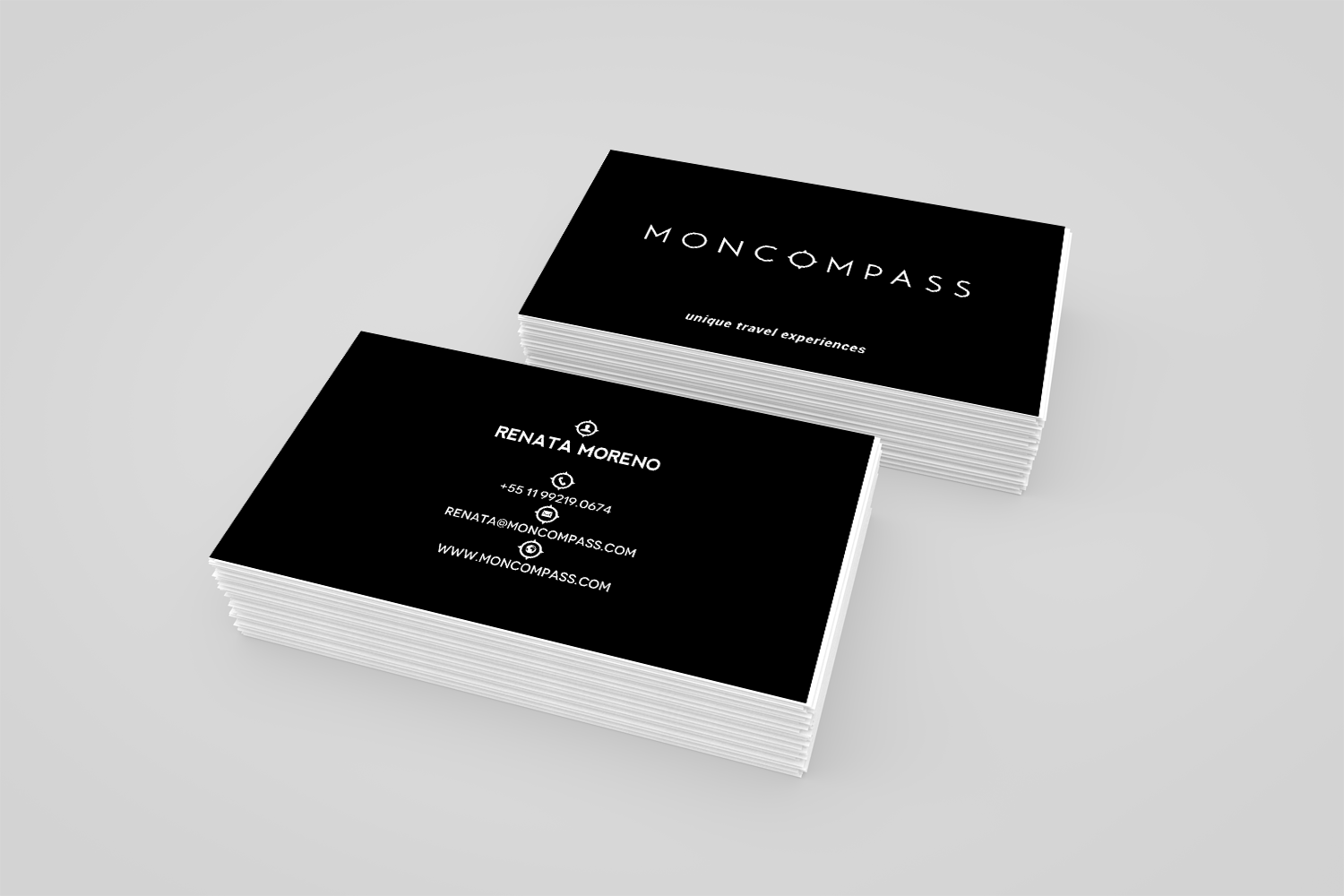 Business Card Design by chandrayaan.creative for Mon compass | Design #16626914