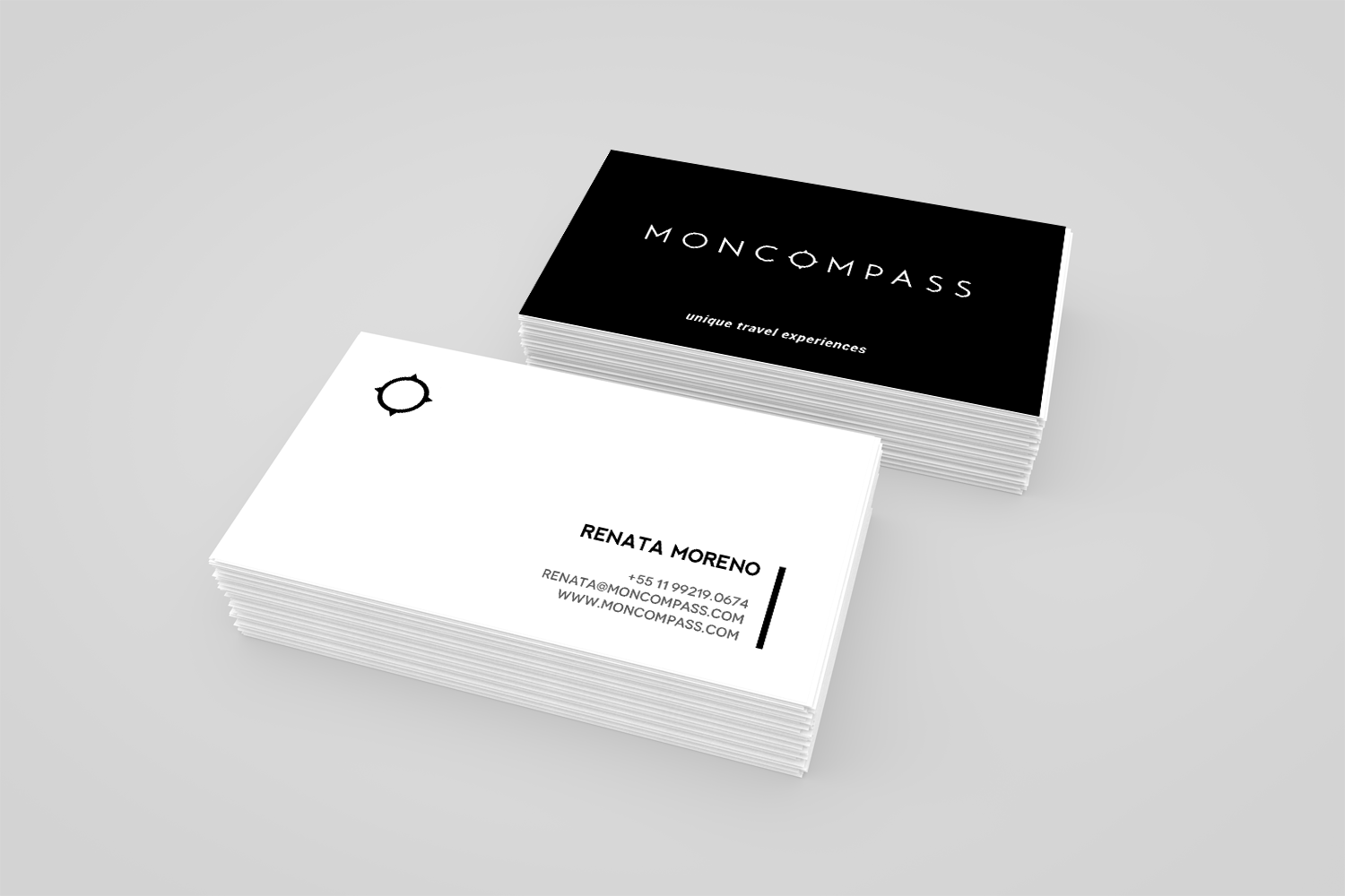 Business Card Design by chandrayaan.creative for Mon compass | Design #16626918