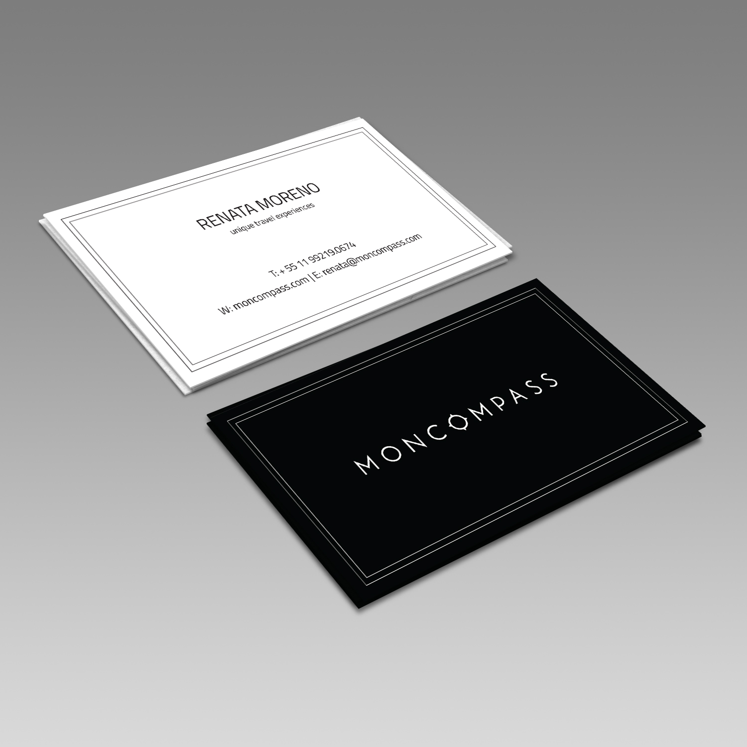 Business Card Design by Creative Jiniya for Mon compass | Design #16611969