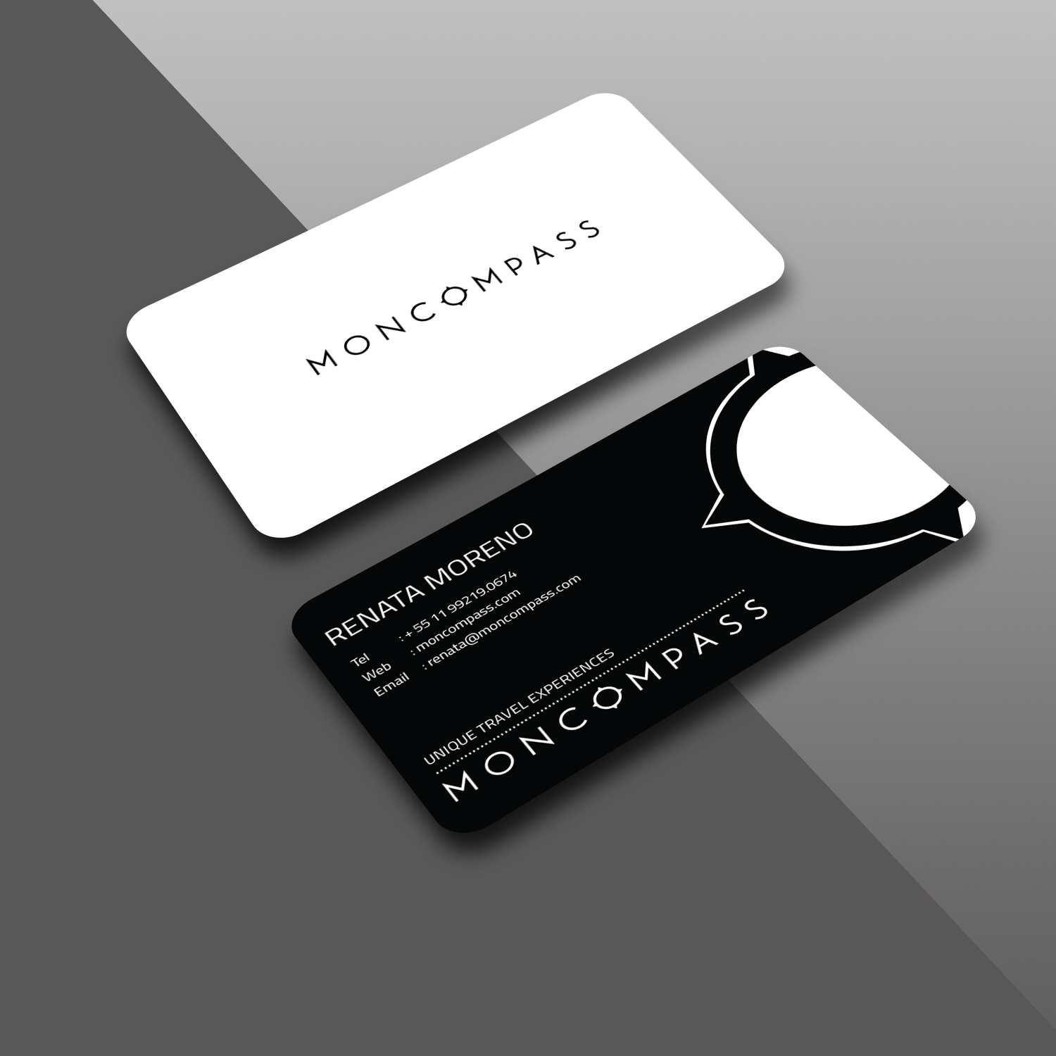 Business Card Design by Creative Jiniya for Mon compass | Design #16611970