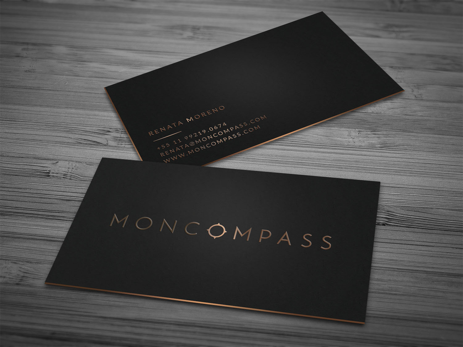 Business Card Design by Tripti Ranjan Gain for Mon compass | Design #16608760