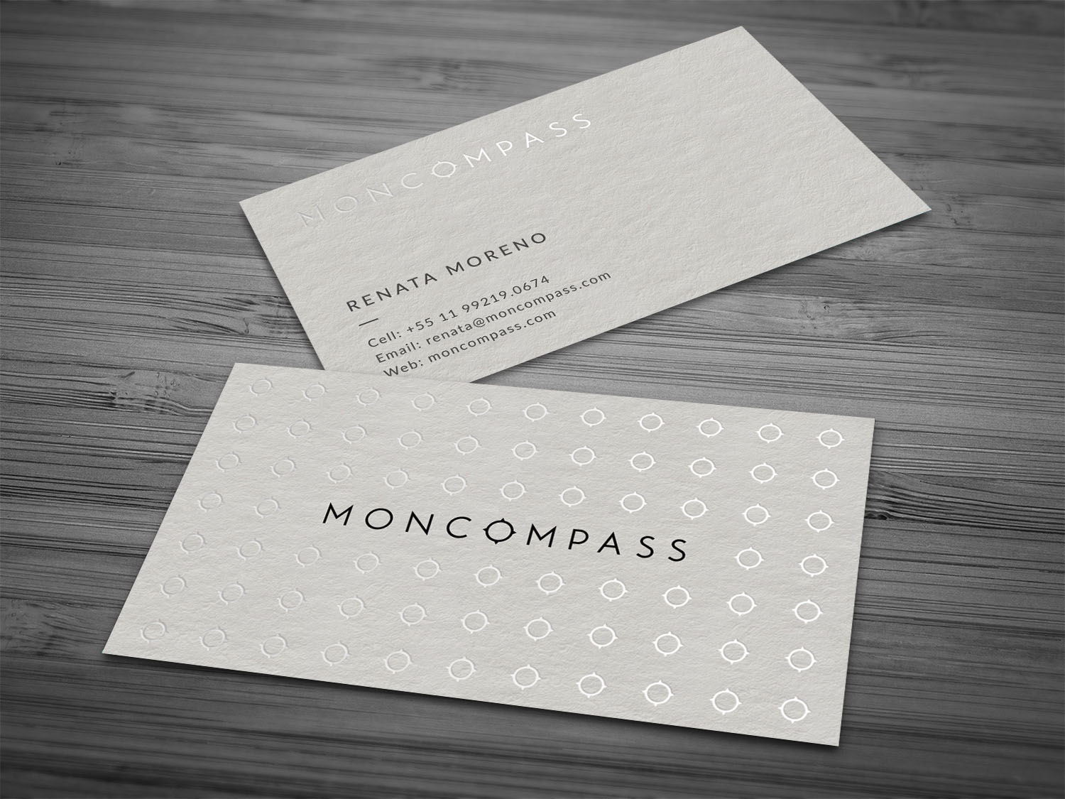 Business Card Design by Tripti Ranjan Gain for Mon compass | Design #16617398