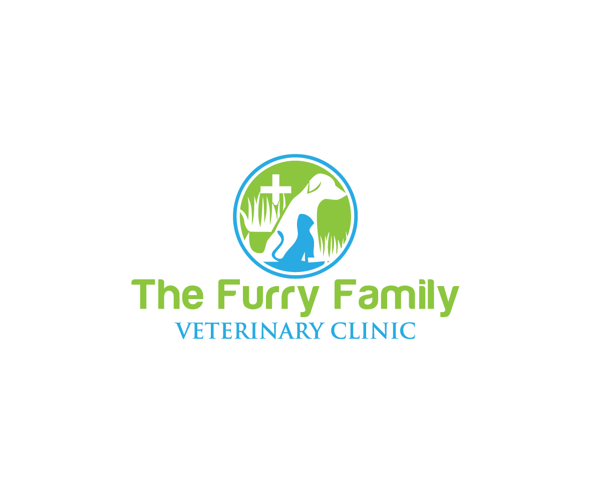 Logo Design by AhmadMohammad for Furry Family Veterinary Clinic | Design #16631807