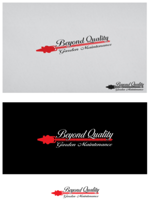 Logo Design by goranvisnjic82 for Beyond Quality Garden Maintenance | Design #16785790