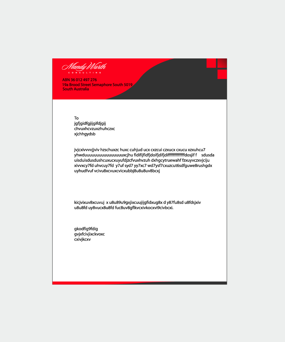 Letterhead Design by mehedihassan89 for this project | Design #2667180