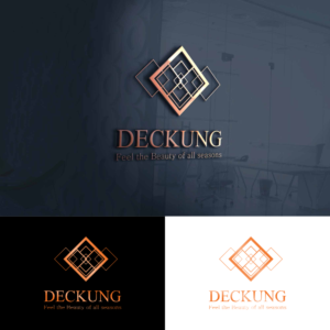 Deckung (is the company name) Feel the Beauty of all seasons is the slogan  | Logo Design by tjangkir