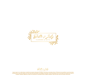 Belle & Lily - Flowers & Gifts | Diseño de Logo por GBDESIGN