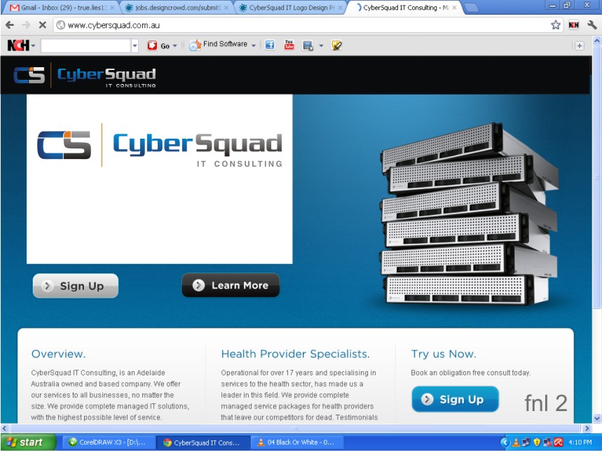 Logo Design by Logocraft for CyberSquad IT Consulting | Design #629558