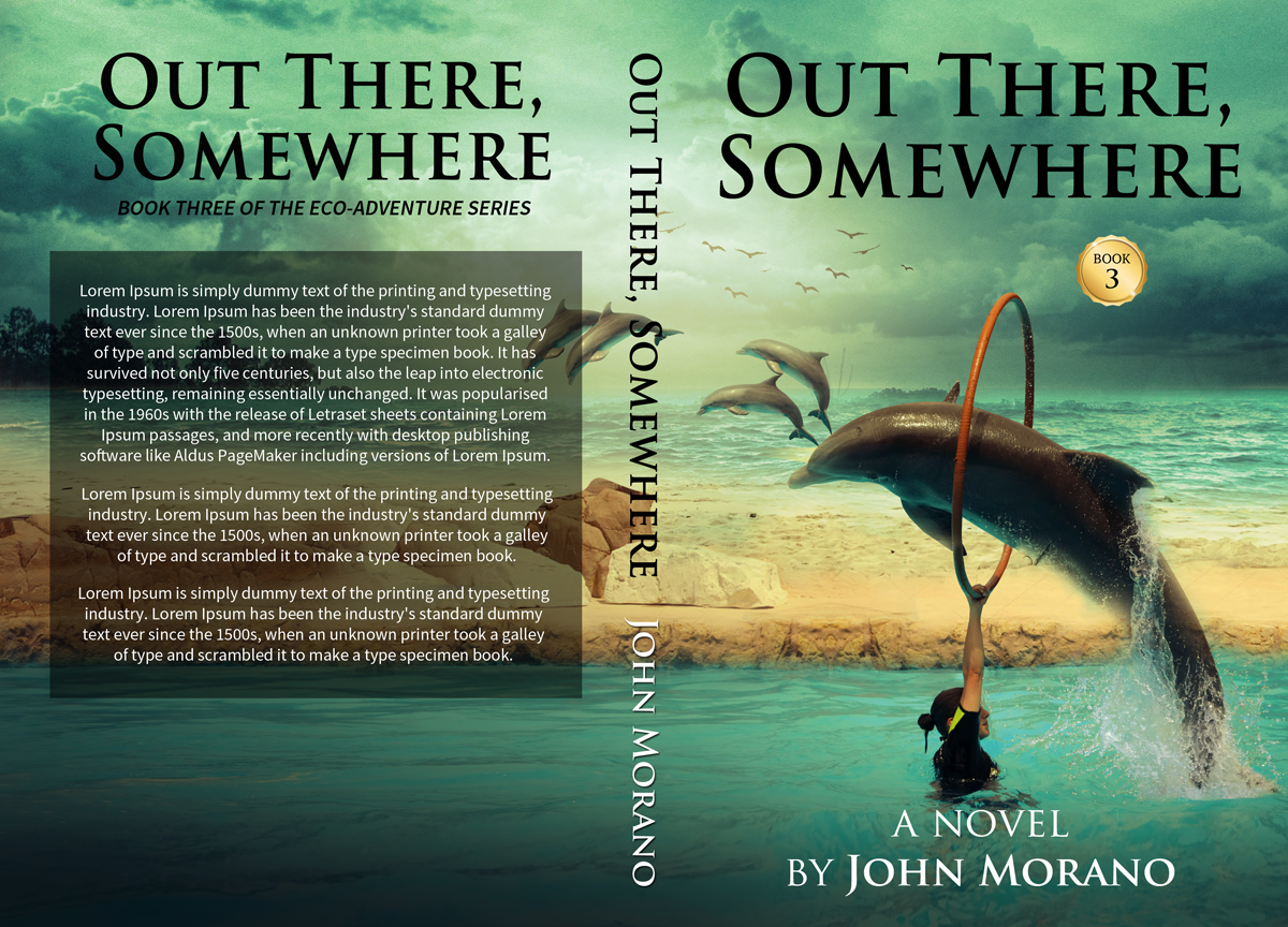 Colorful, Playful, Marine Book Cover Design for Grey Gecko Press by Gfx